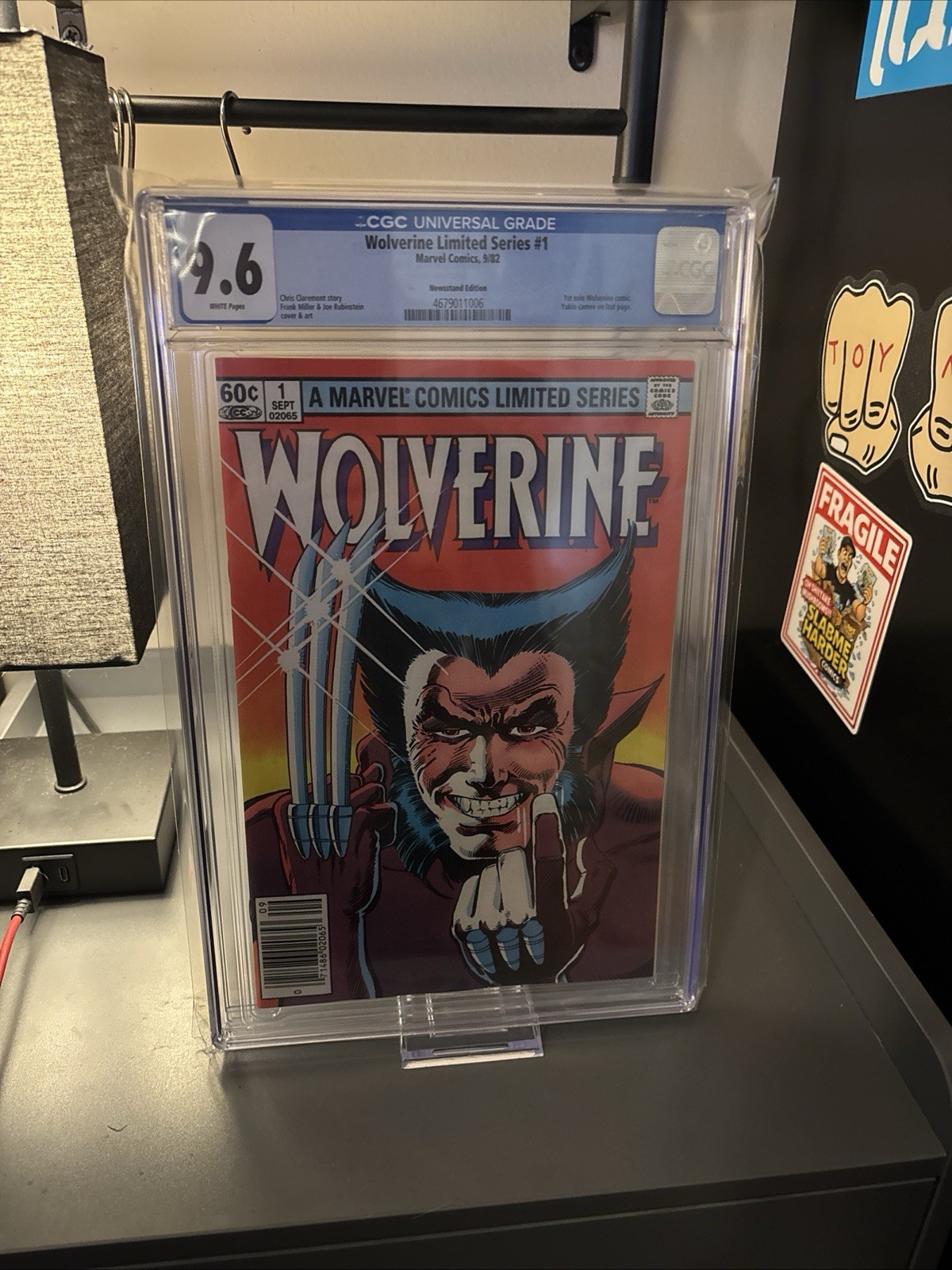 Wolverine #1 CGC 9.6 Newsstand White Pages 1982 1st Solo Series Frank Miller🔥🔥