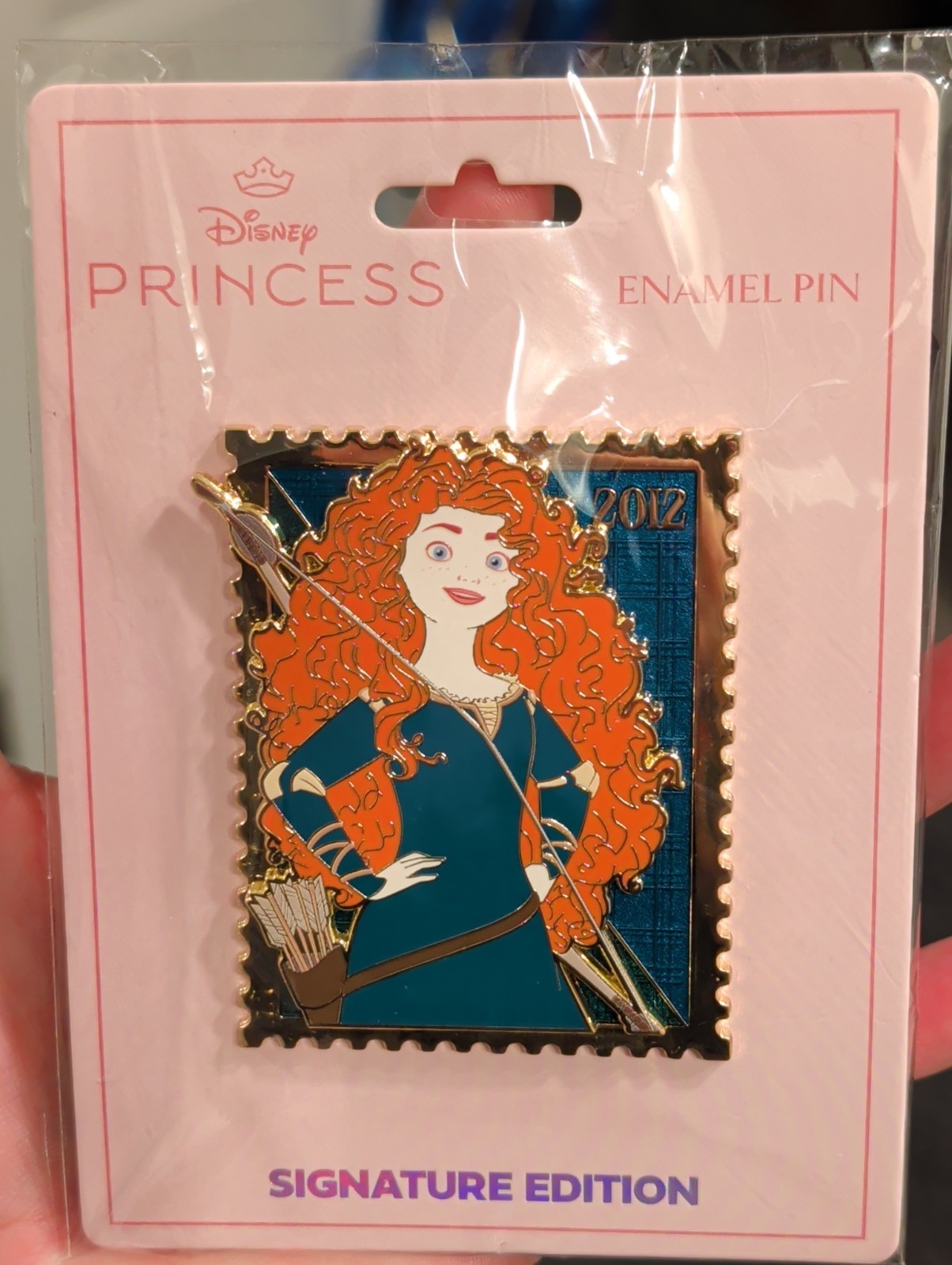 Disney PALM Pink A La Mode Royal Stamp - Merida Brave (LE 400)