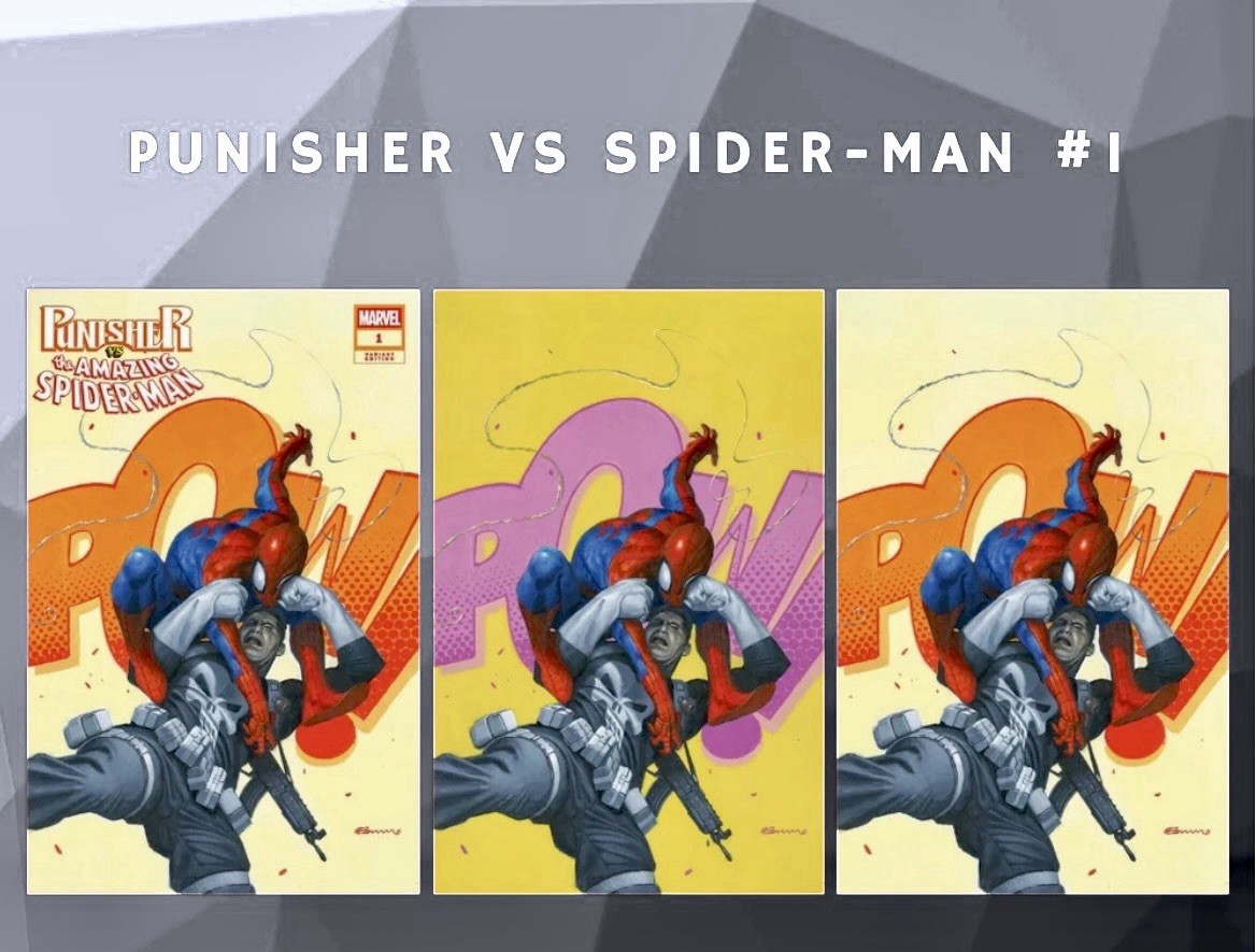 PUNISHER vs SPIDER-MAN #1 FABRIZIO DE TOMMASO 616 Variant ABC SET LTD. 1000 2026