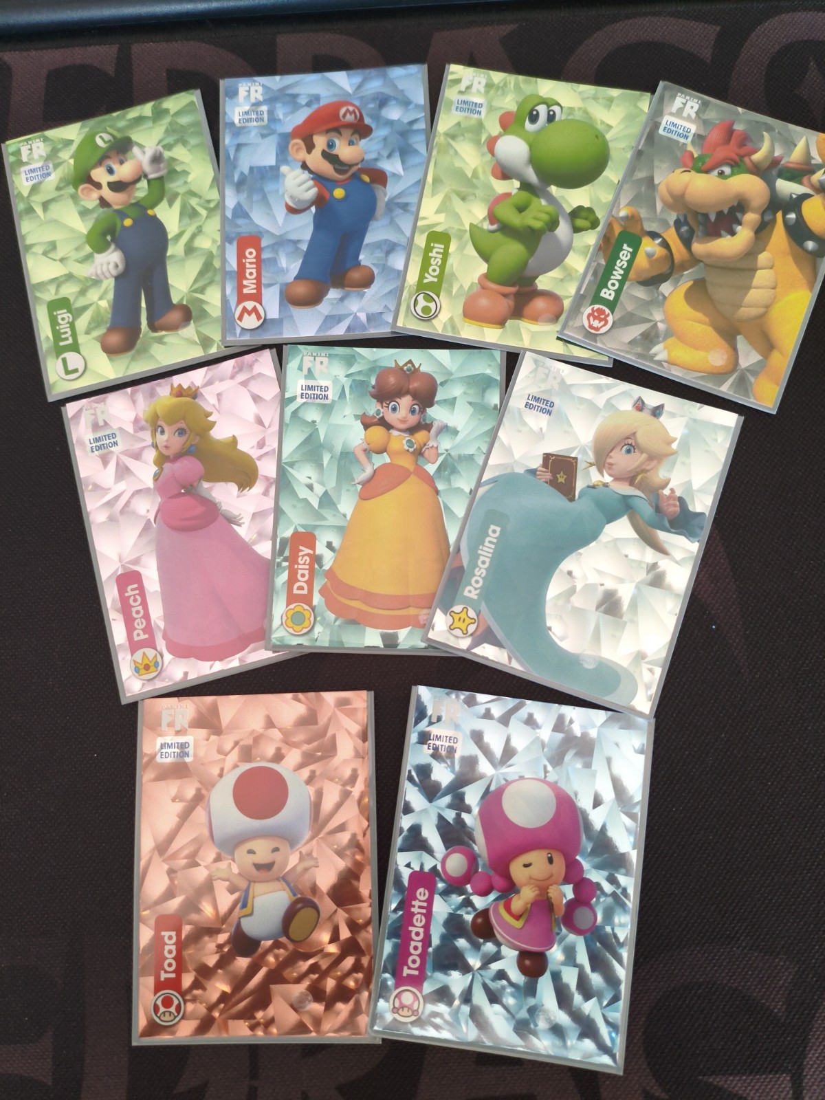 2022 panini super mario limited edition ( 9 Limited Cards )