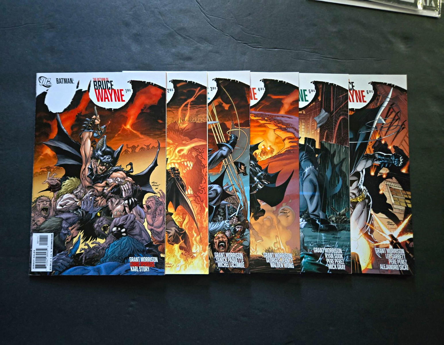 Batman: The Return of Bruce Wayne #1-6 (2010) Complete Set Grant Morrison DC