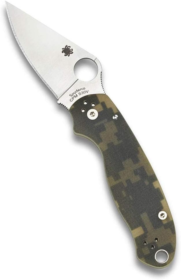 SPYDERCO PARA 3 FOLDING KNIFE DIGITAL CAMO G10 CPM-S45VN C223GPCMO Free-Shipping