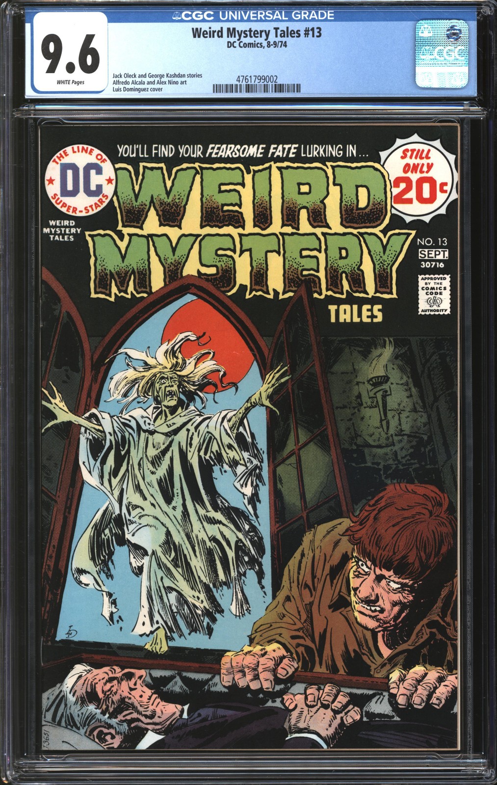 Weird Mystery Tales (1972) #13 Oregon Coast Collection w/ COA CGC 9.6 NM+