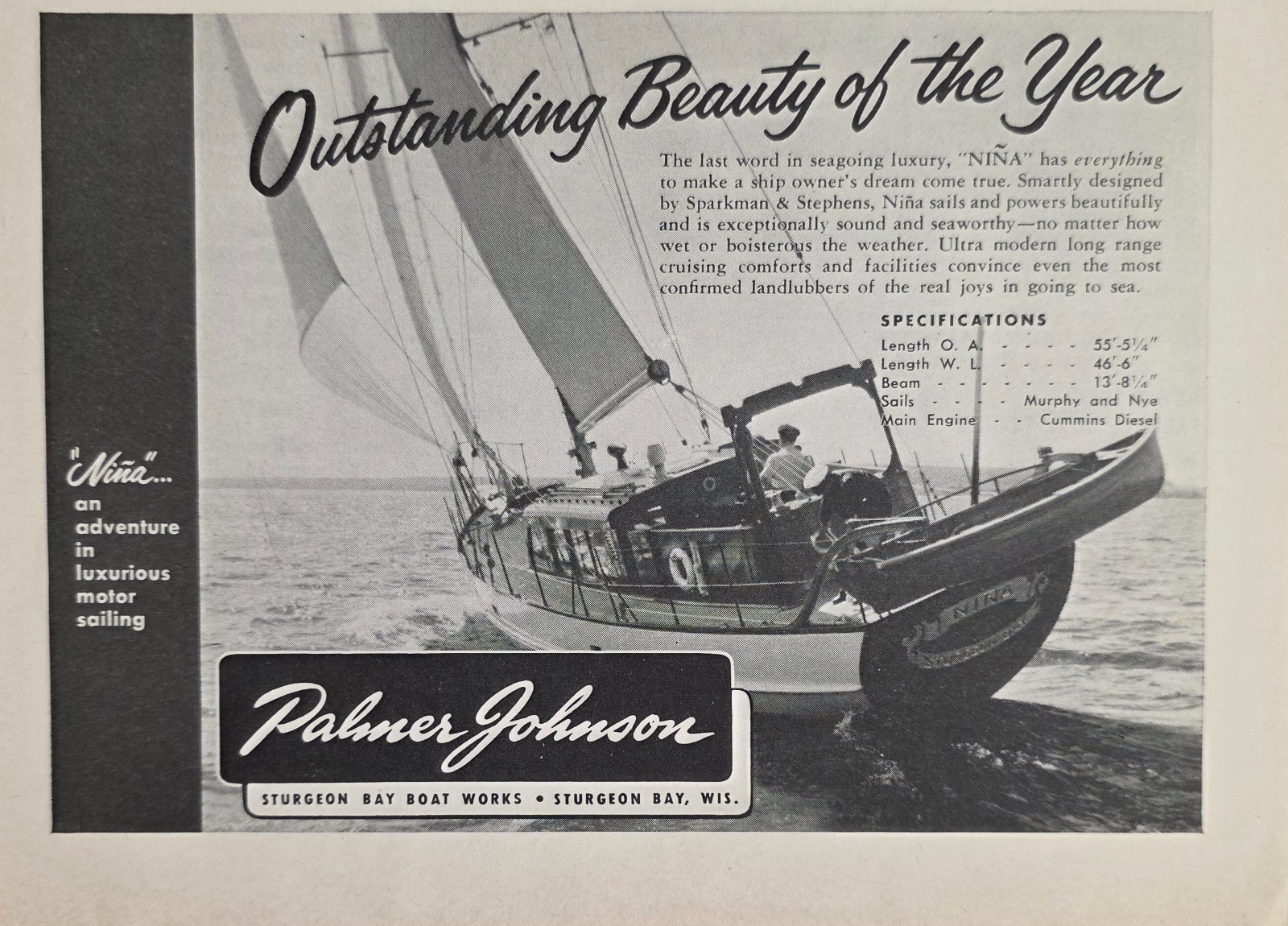 956 Print Ad Palmer Johnson \