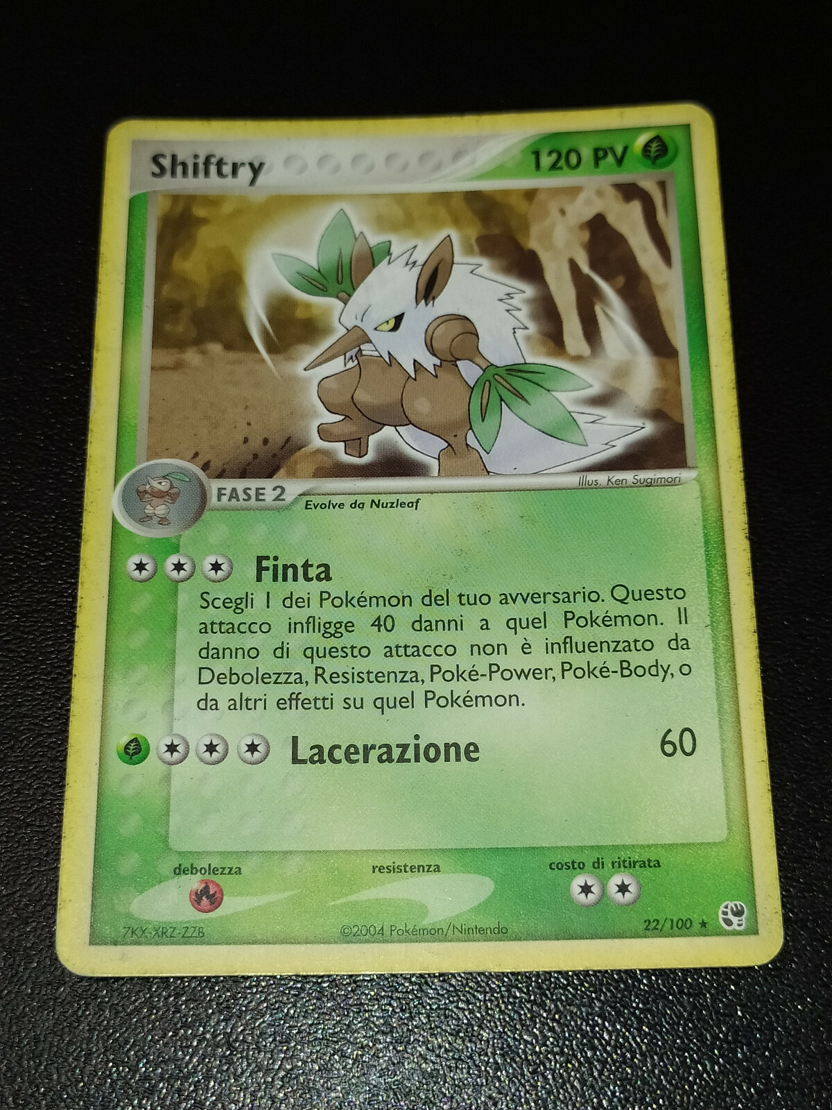 SHIFTRY - 22/100 - EX SANDSTORM - ITA - POKEMON