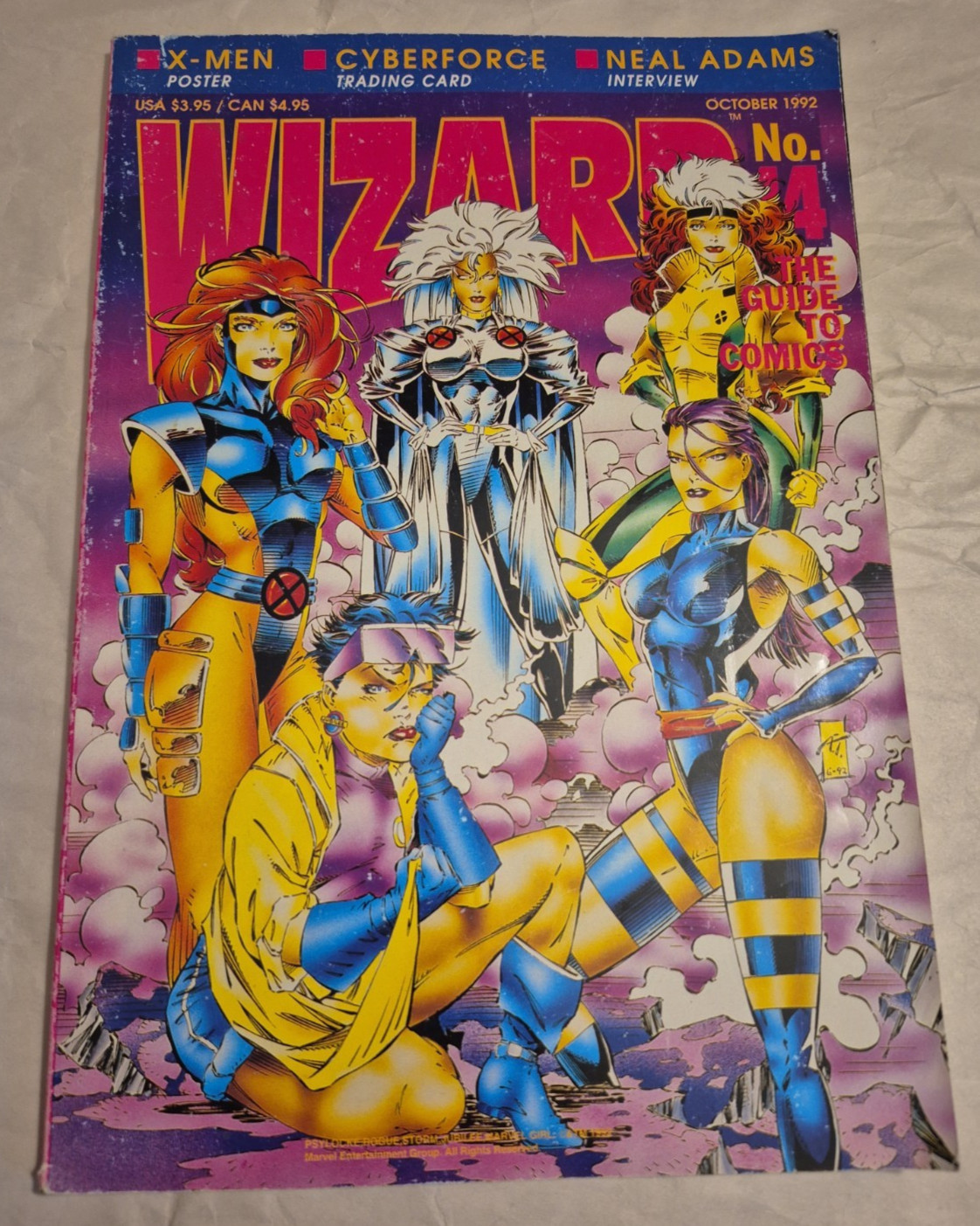 WIZARD Magazine Guide To Comics #14 October 1992 No Poster X-Men Neal Adams