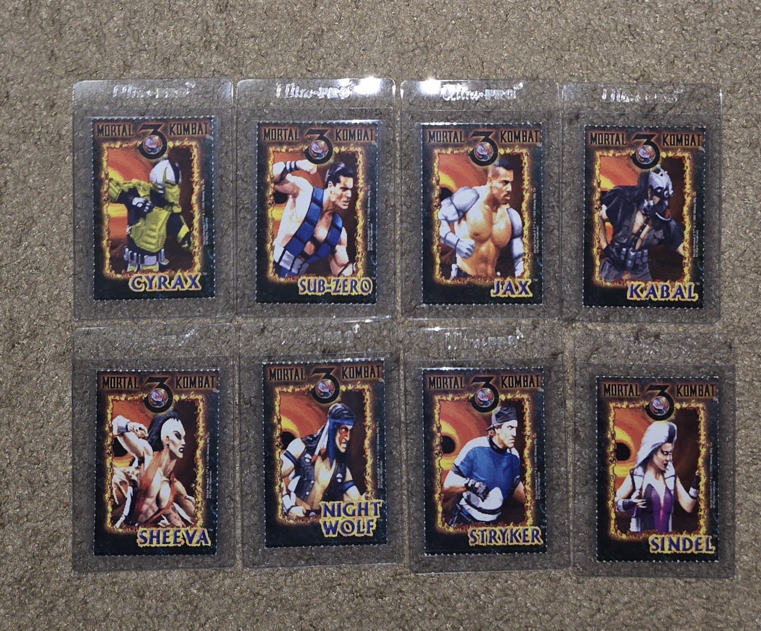 1996 Nintendo Power Mortal Kombat 3 Trading Card Set 