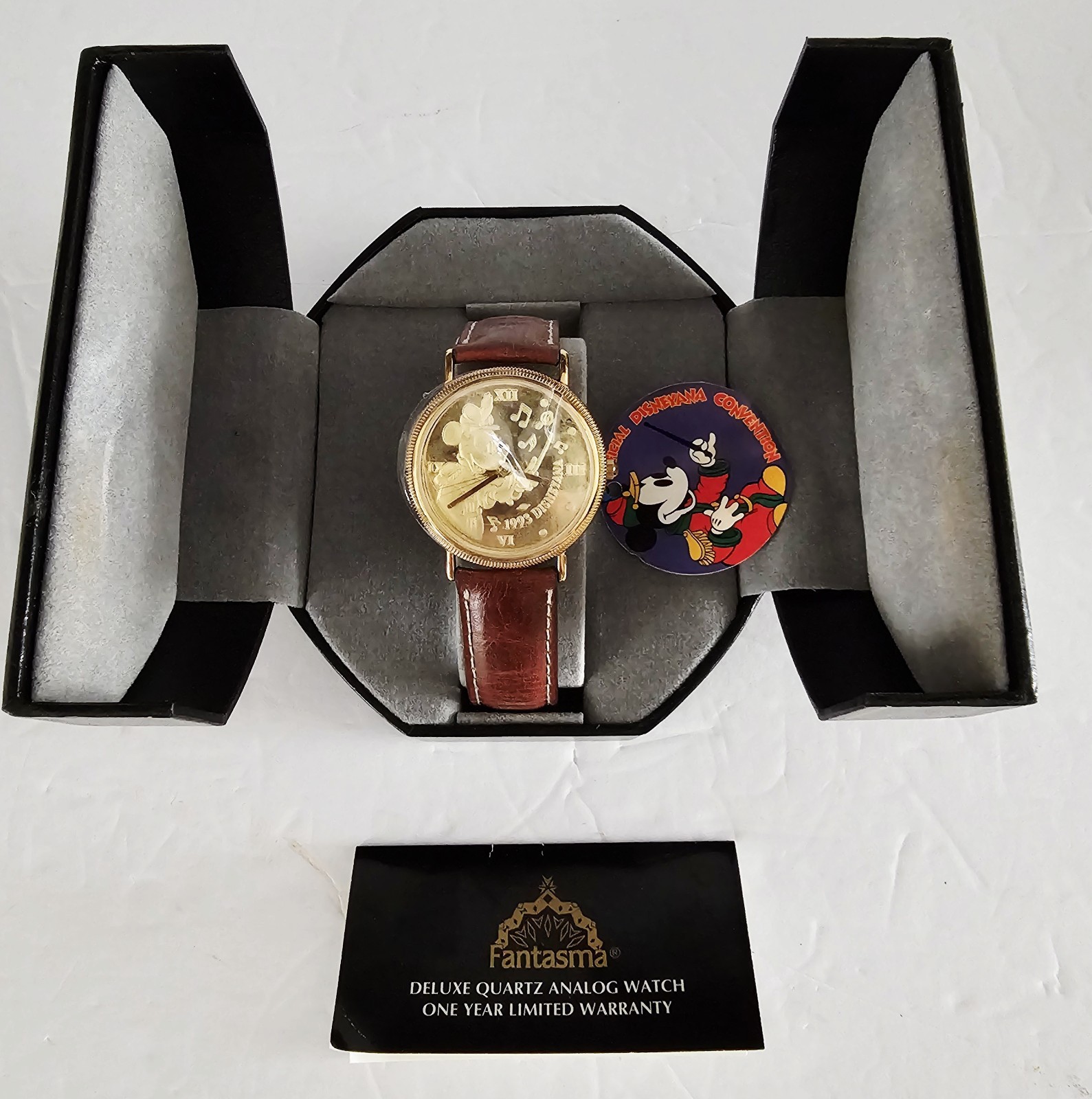 Disney 1993 Disneyana Convention- Mickey Mouse Bandleader Watch Ltd Ed of 2500