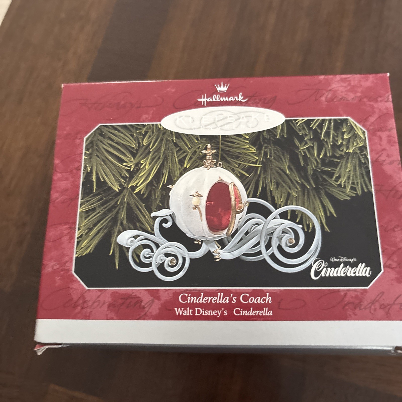 1998 Hallmark Cinderella Coach Ornament - Walt Disney's Cinderella