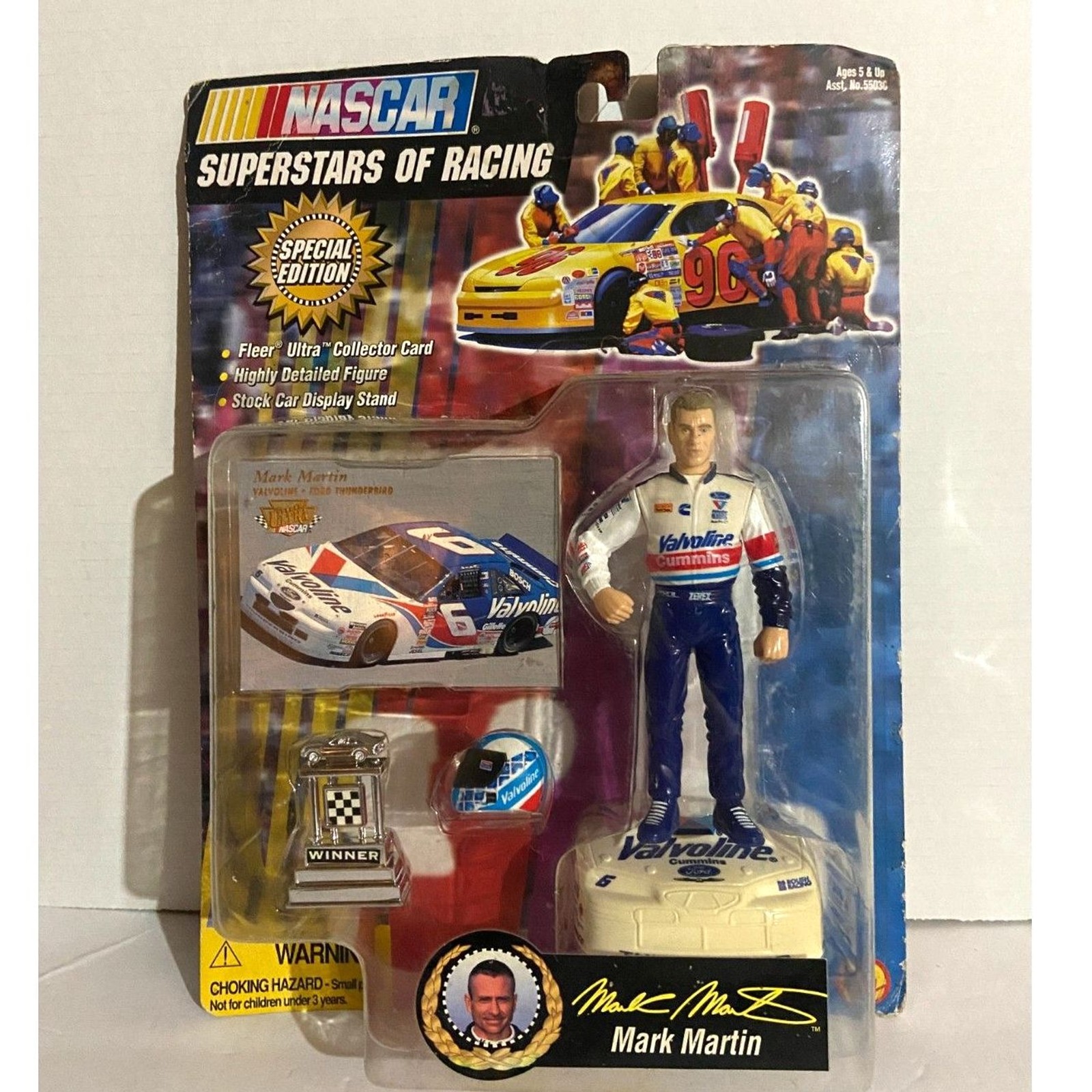 1997 NASCAR Superstars: Mark Martin Collector's Set w/Sizzlers Stock car NEW