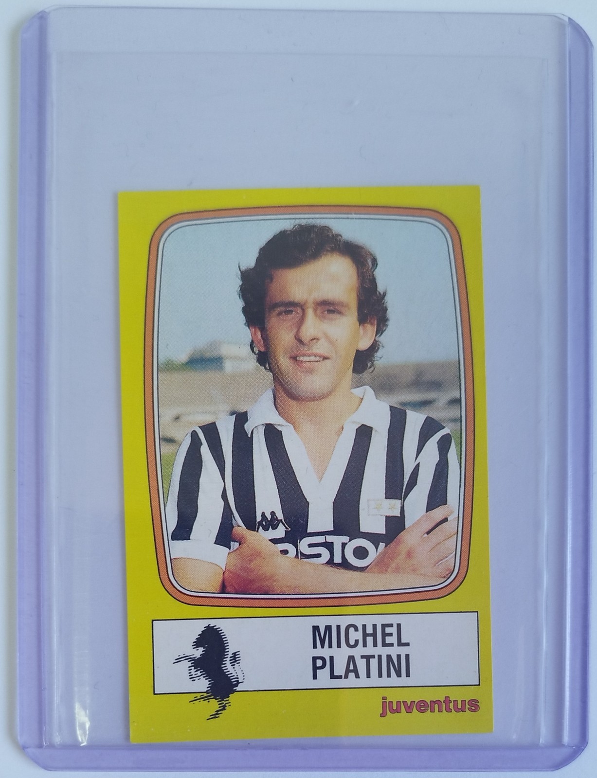 1985-86 Panini Footballers Figures 120 Michel Platini Juventus
