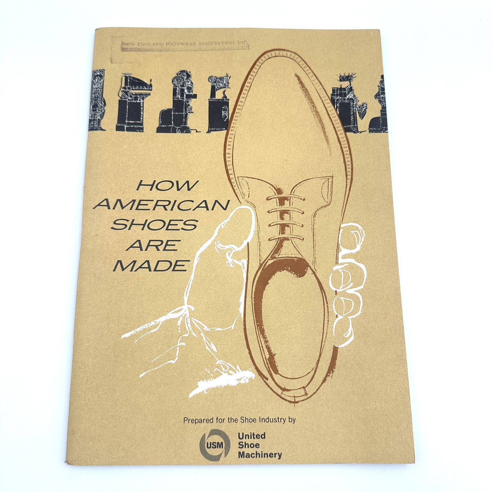 Vintage 1966 How American Shoes Are Made Booklet USM United Shoe Machinery