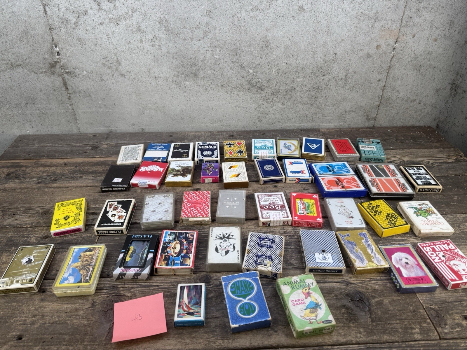 Vintage Playing Card Lot Of 43 Decks