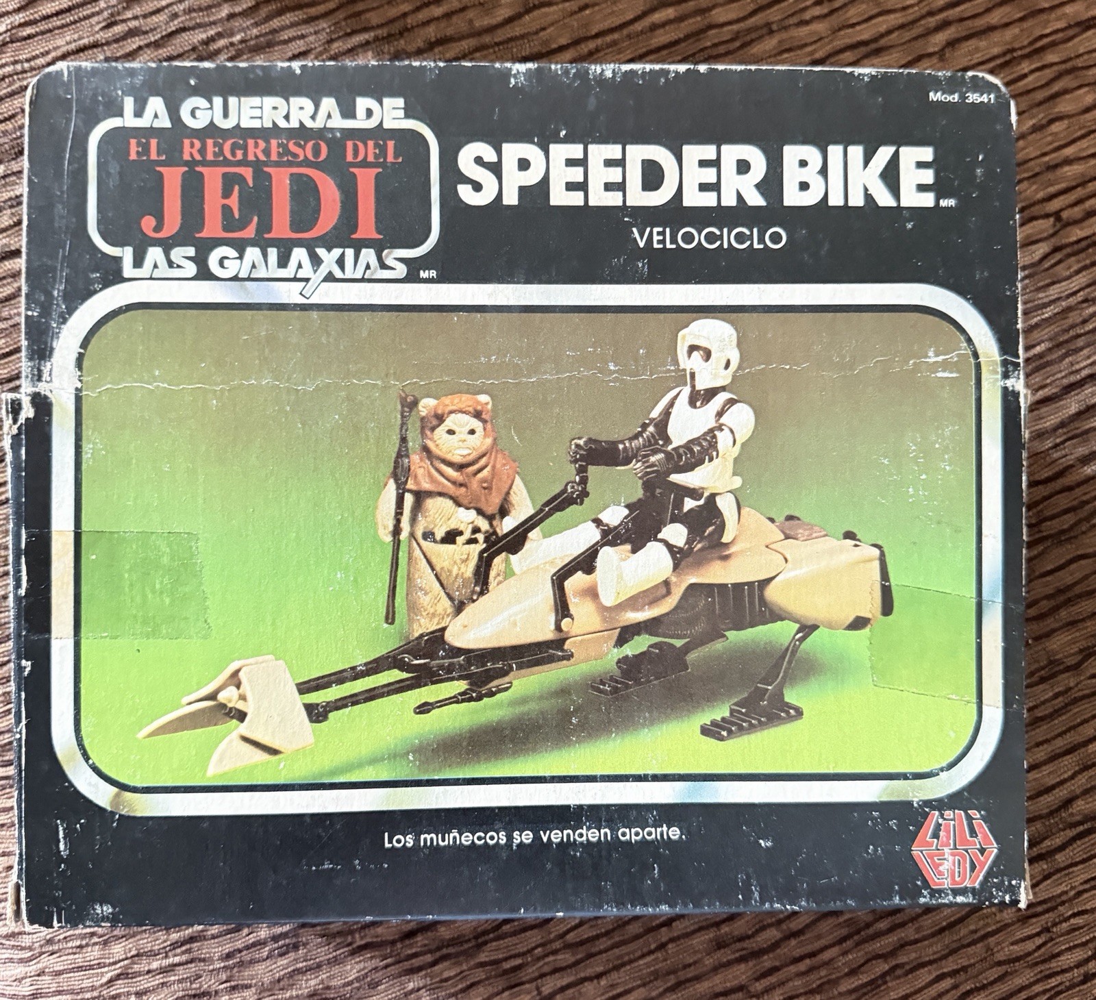 Lili Ledy Star Wars Speeder Bike Vehicle ROTJ Vintage w/ Box & Instructions