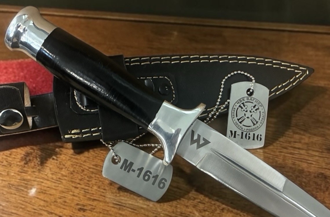 Custom Knife PMC Wagner & Dogtag Tokens Russian Spetsnaz Wagner PMC Custom Knife