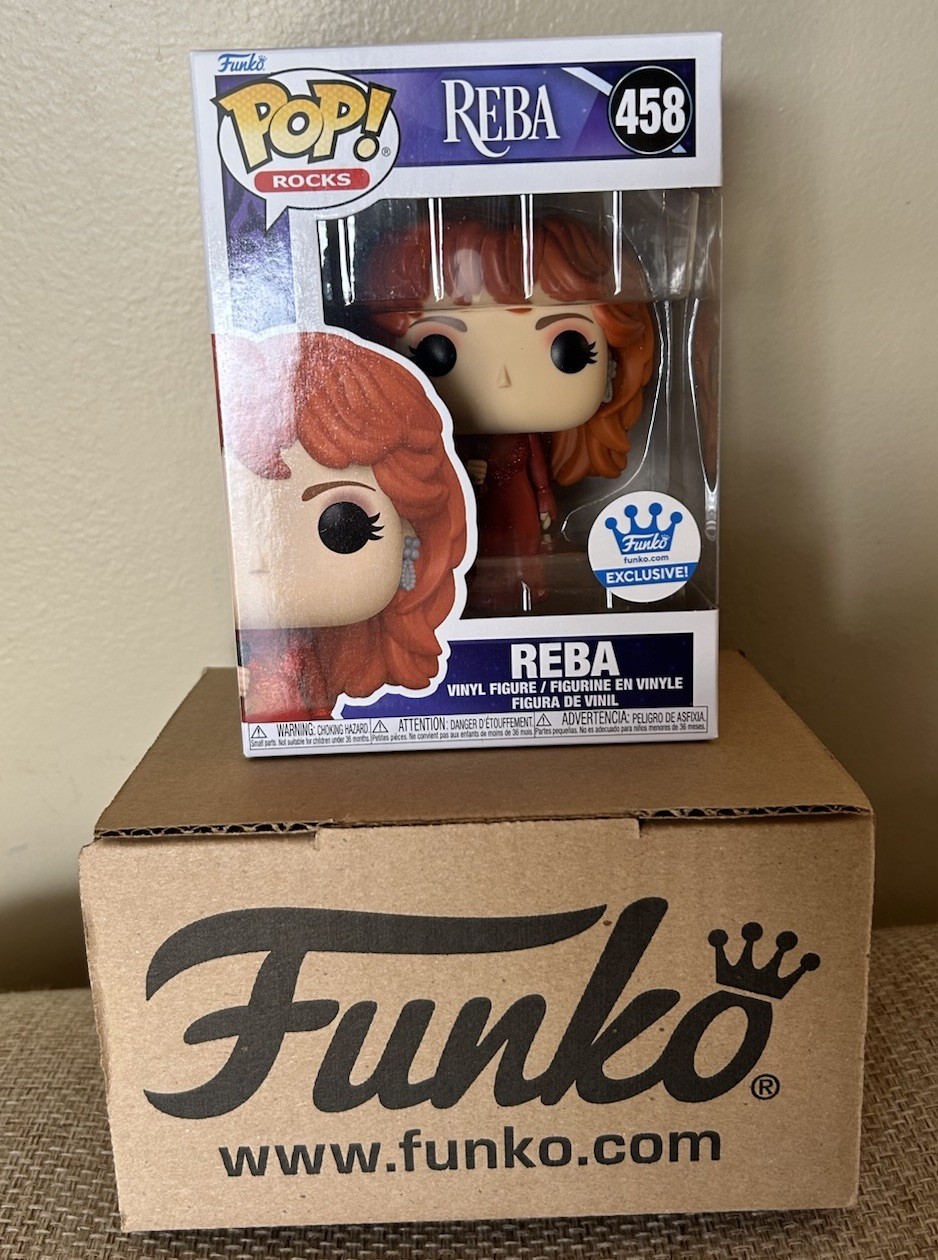 Funko Pop Reba McEntire #458 New CMA Awards Red Dress Vinyl Figure