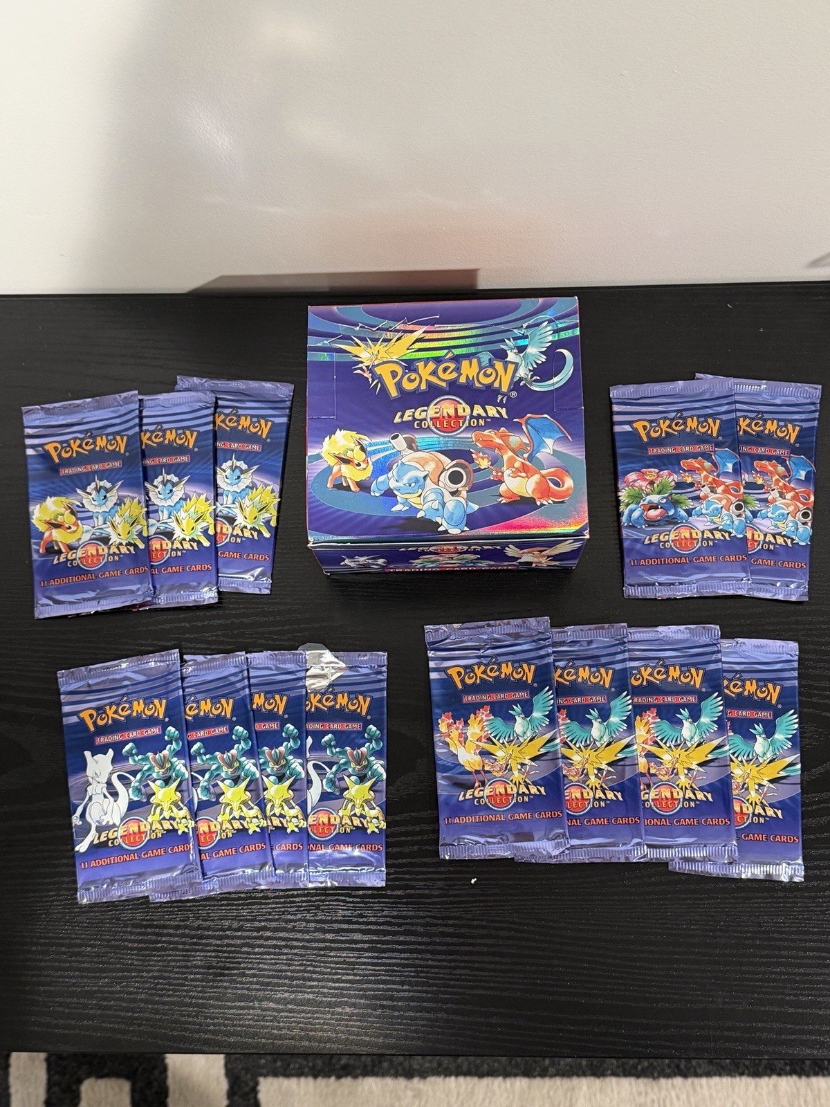 EMPTY Legendary Collection Booster Box And (13) EMPTY Pack Arts