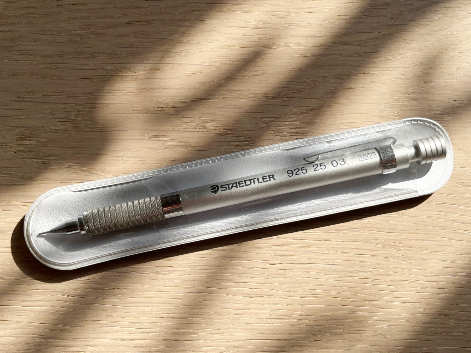 New Vintage STAEDTLER 925 25-03 0.3mm Mechanical Pencil Silver Japan
