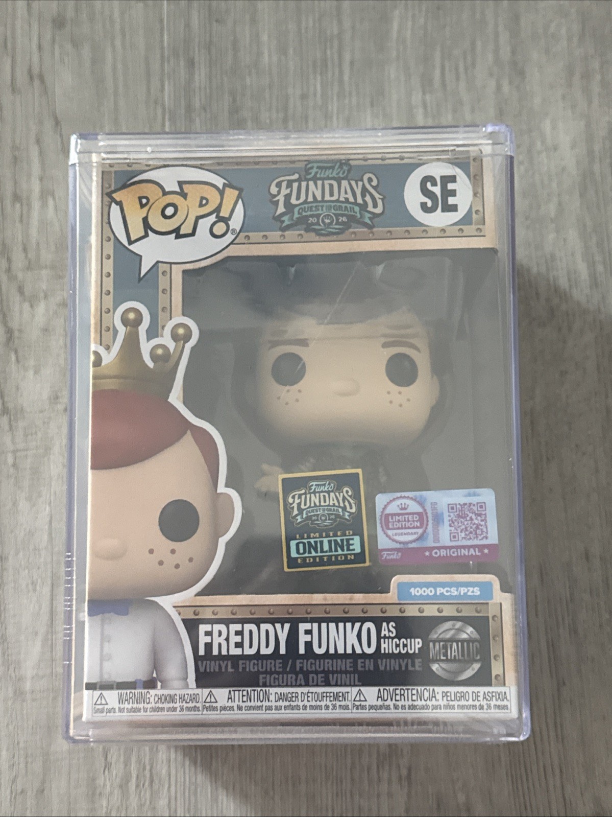 Funko Fundays 2026 Freddy Funko as HICCUP-Metallic Online Edition 1,000 Pieces