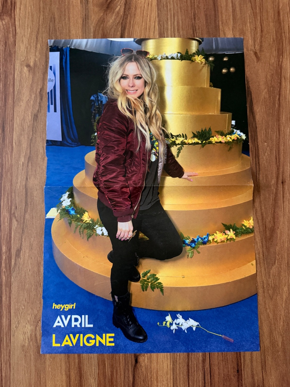 Avril Lavigne Heygirl Turkish Magazine Gift Poster Rare Original Pink Dress