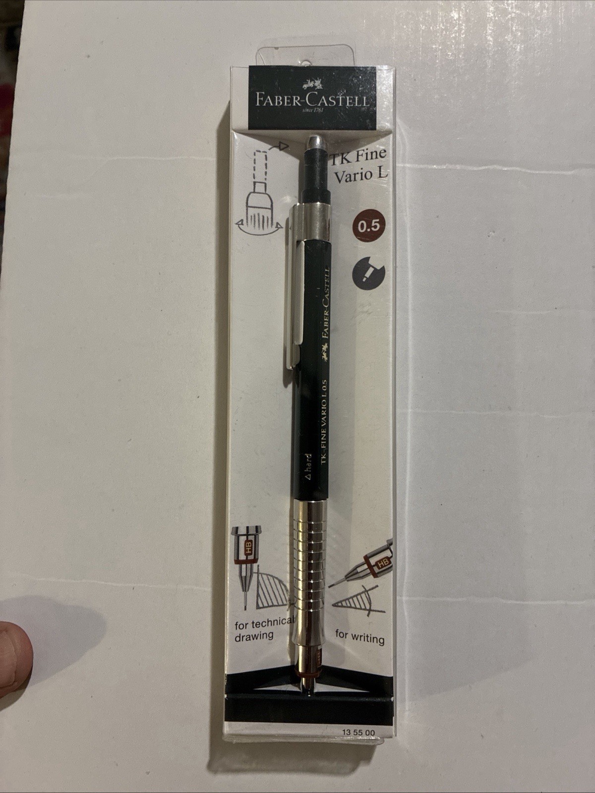 Faber Castell Mechanical Pencil, TK Fine Vario L 0.5mm (135500) Made In Japan
