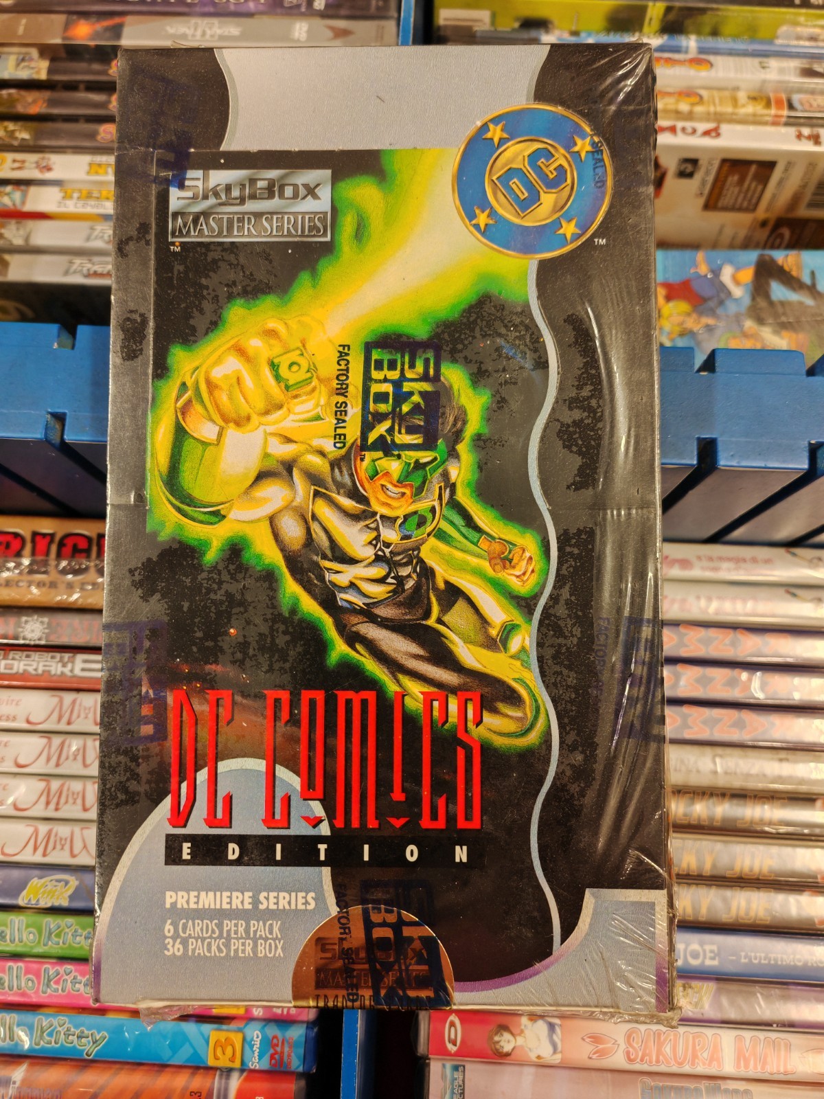 DC COMICS MASTER SERIES SKYBOX 1994 PREMIERE SERIES BOX 36 PACKS FACTORY SEALED