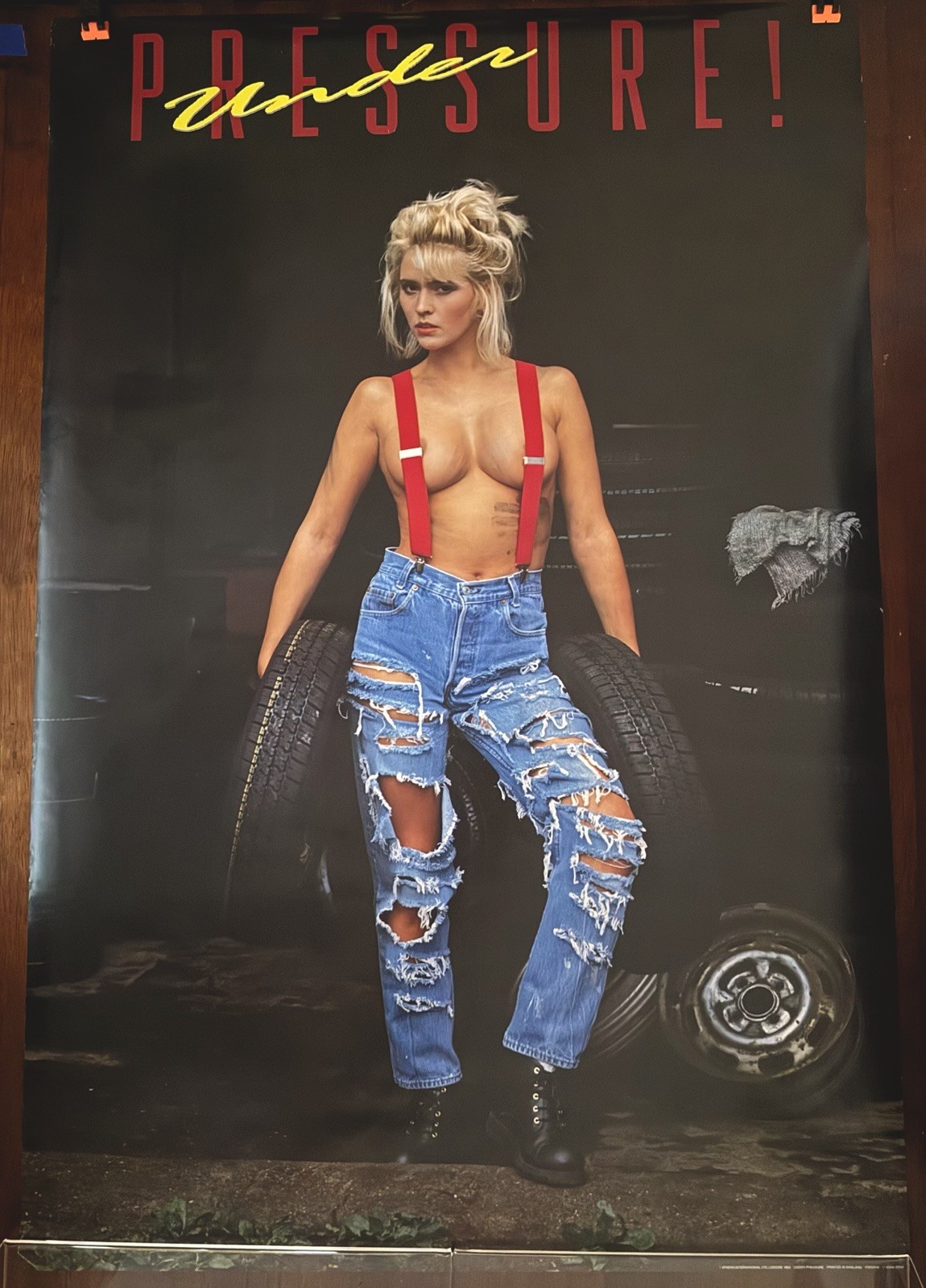 Vintage 1993 Athena Under Pressure John Gray Glamour Poster Original