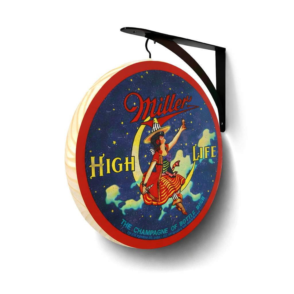 Vintage Miller High Life- Double Sided Sign