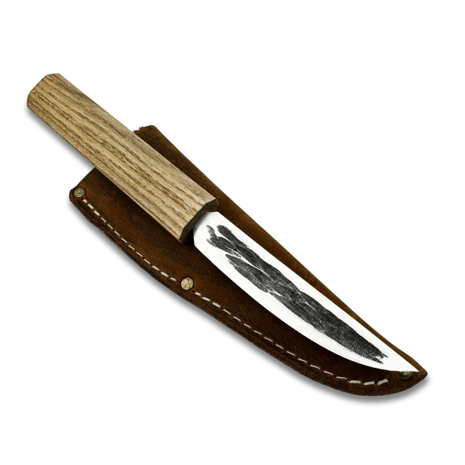 Yakut Knife. Bushcraft Knife. Hand-Forged Knife for Fishing. Camping Tool.