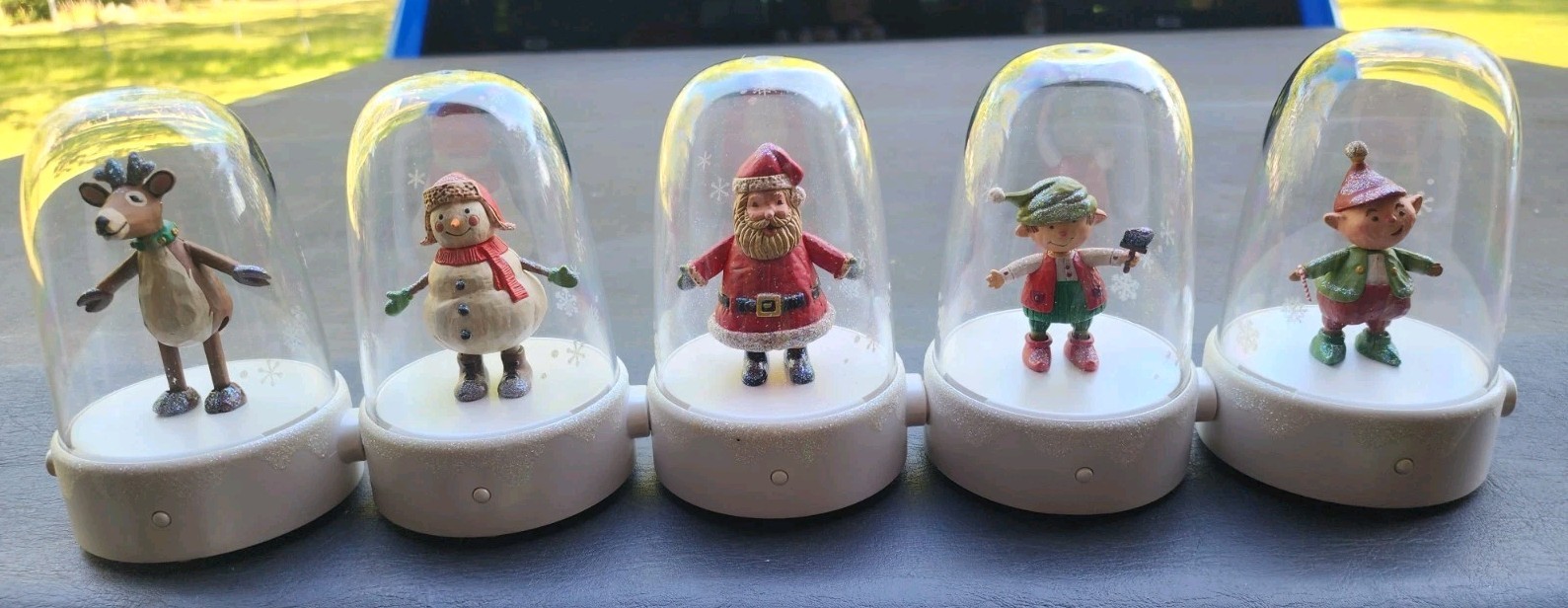 Hallmark 2008 Happy Tappers Collectibles Set Of 5 Elf
