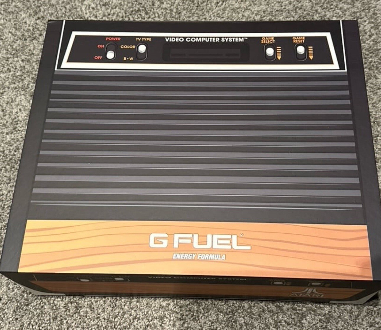 Gfuel Atari 2600+ Collectors Box With Shaker And 4 Tubs