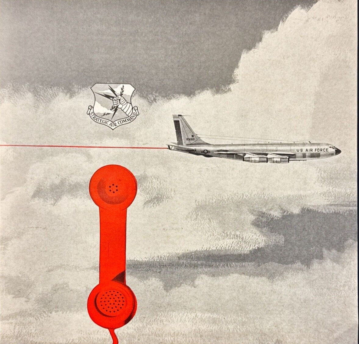 Sundstrand Aviation Strategic Air Command Airborne Command Post Print Ad 1964