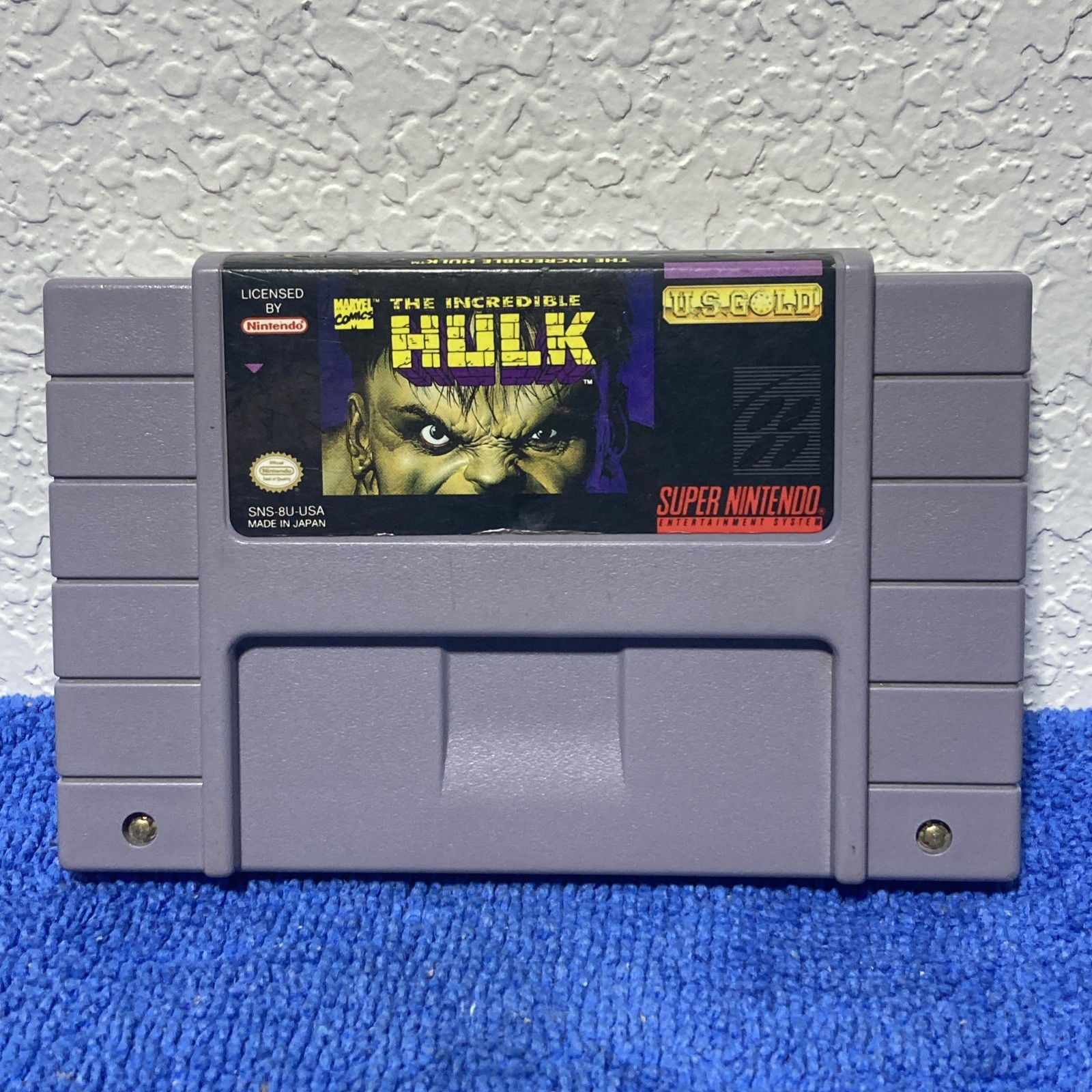 The Incredible Hulk (Super Nintendo SNES, 1994) Cartridge Only