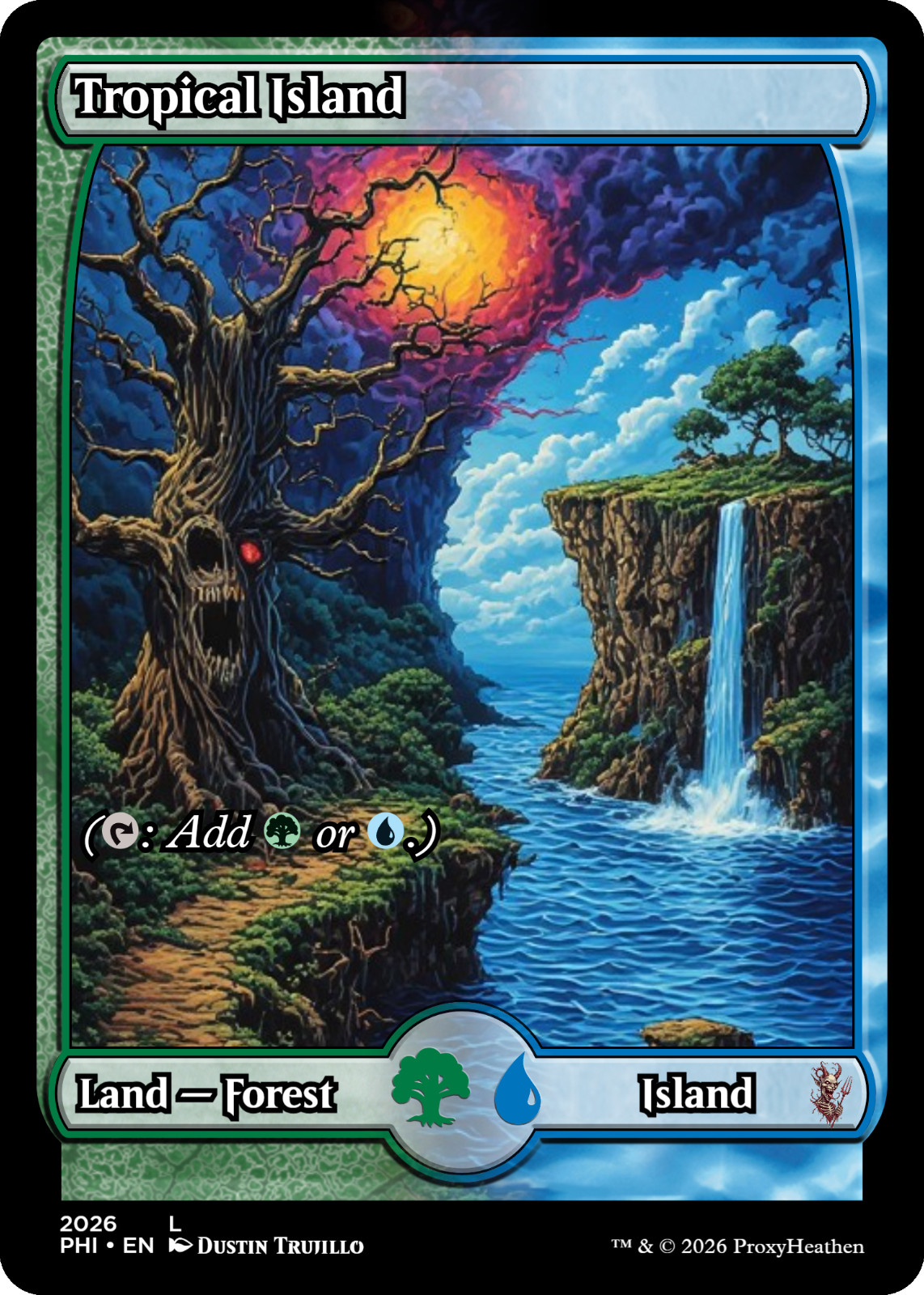 mtg dual lands custom art Sets Of All 10