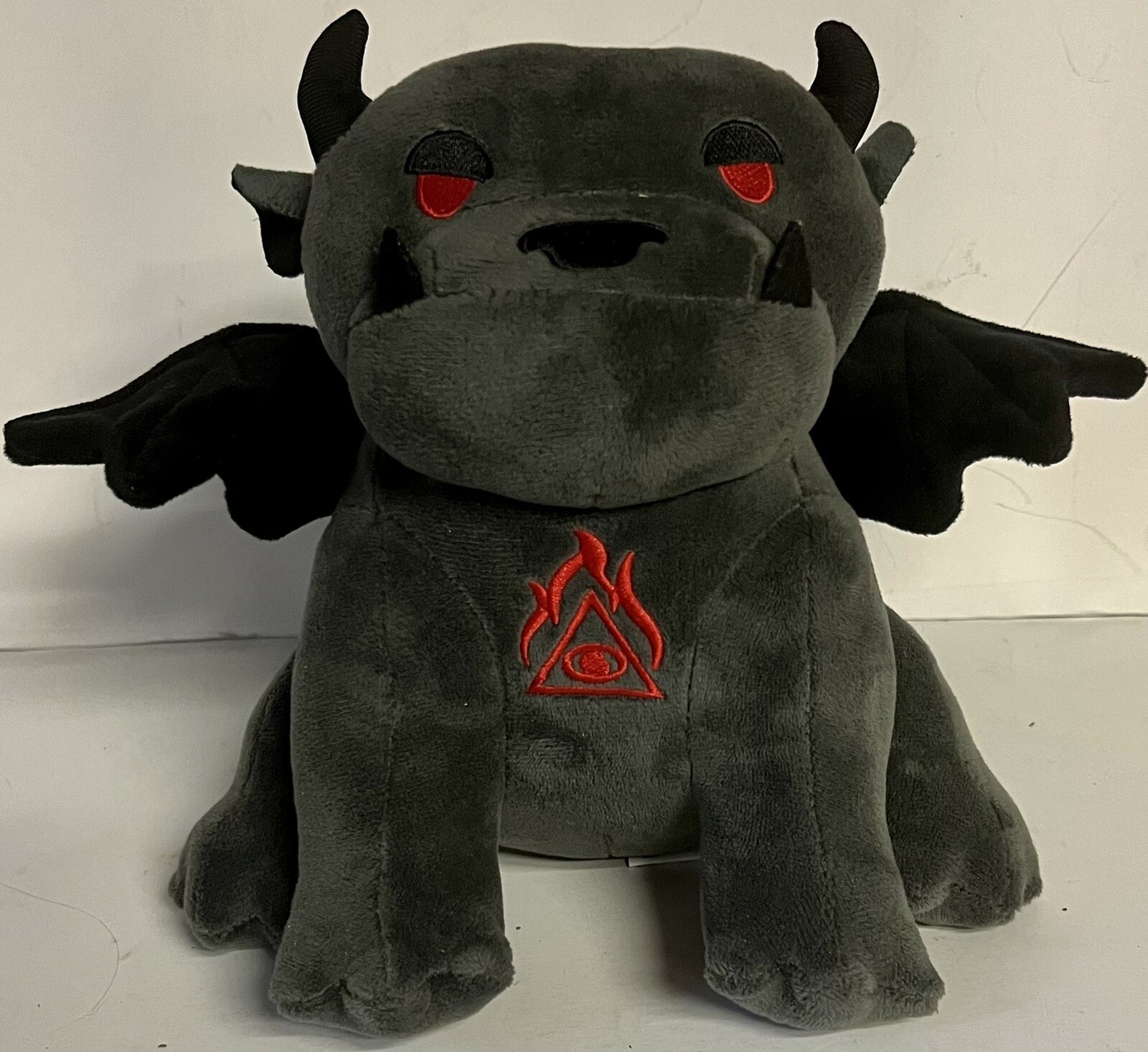 Ebros Nemesis Now Winged Demonic Gargoyle Chimera Eye of Horus Luxe Soft Plush