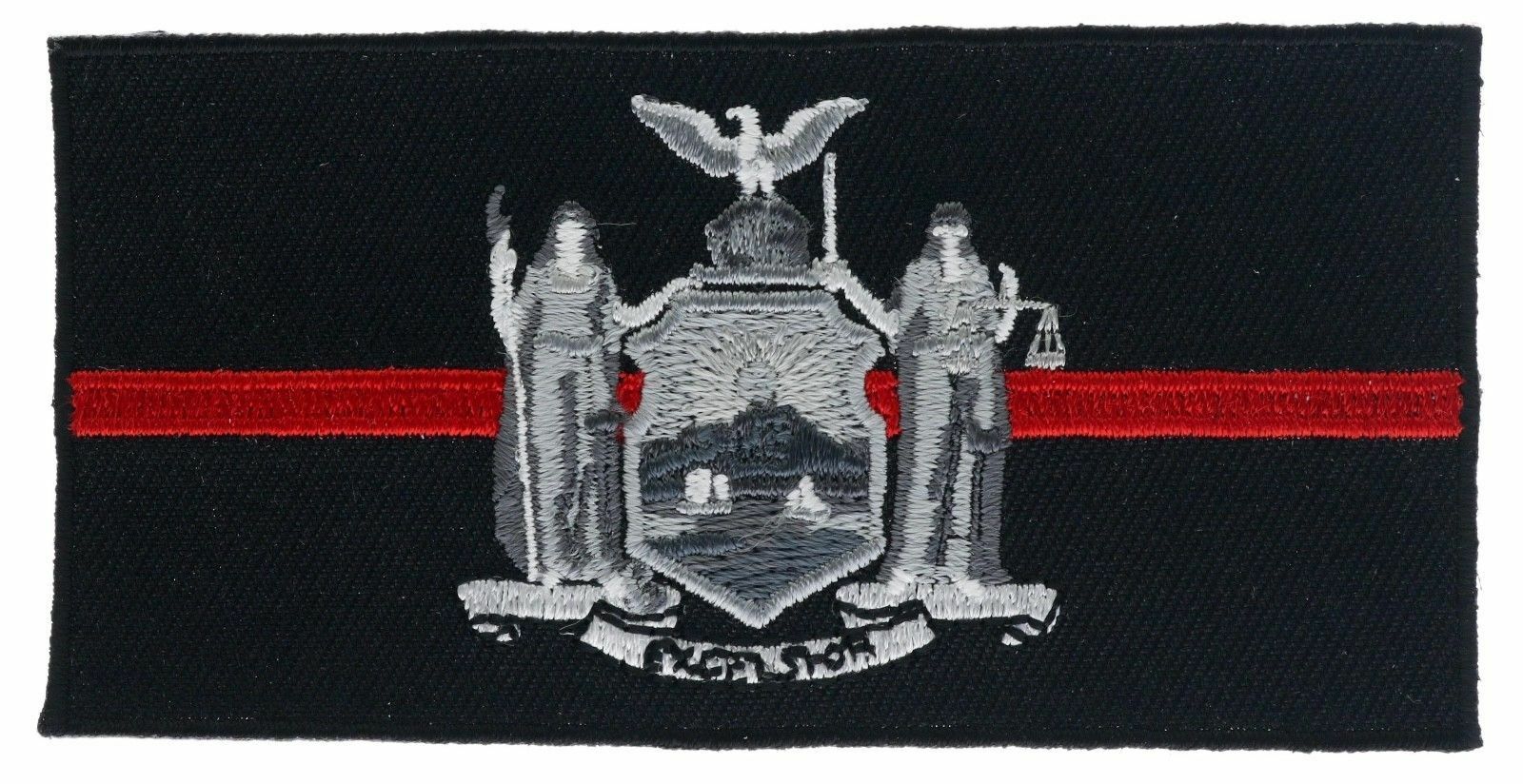 Thin Red Line New York NY State Flag Firefighters 4 x 2 inch Patch IV4456 F1D15Q