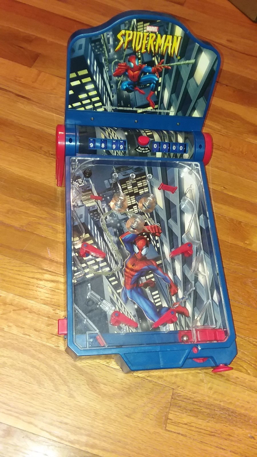 Marvel SPIDER-MAN 3 2007 Table-Top Mini Pinball Machine Used Tested WORKS 