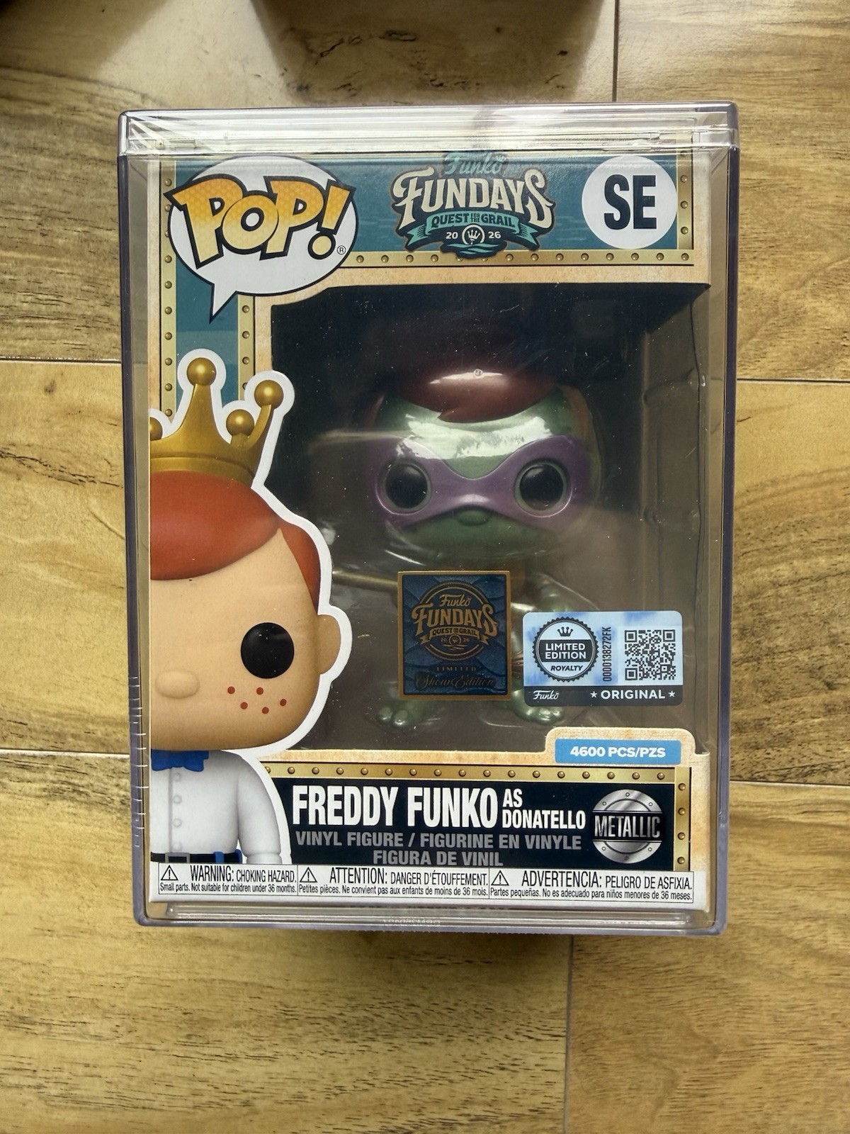 2026 FUNKO FUNDAYS SHOW EDITION Freddy Funko as Metallic Donatello TMNT LE 4600
