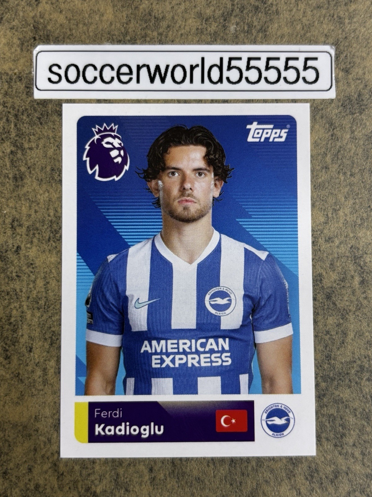 TOPPS PREMIER LEAGUE 2026 - Sticker No 129 - FERDI KADIOGLU