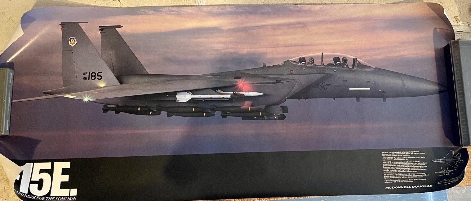 3 Aircraft Posters, F-15 E, Boeing 757, 75th Aviation Week Poster US Seller SE28