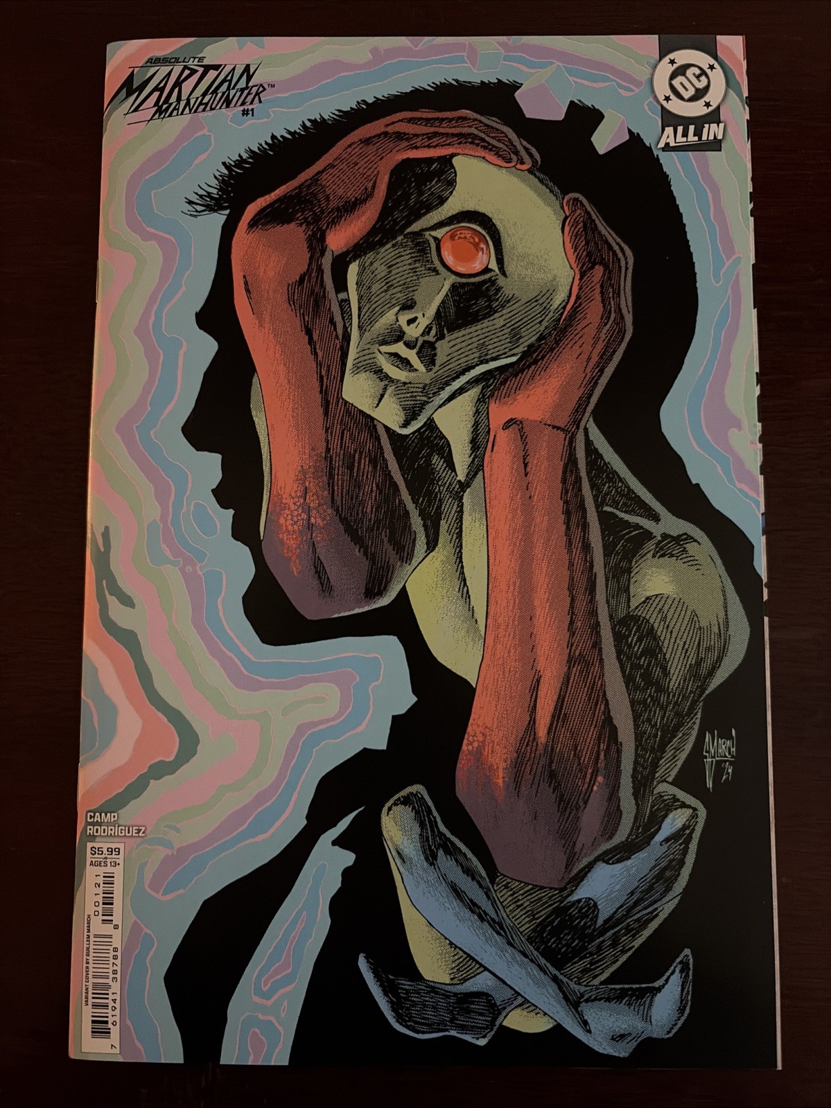 Absolute Martian Manhunter Issue #1 March Variant Cover DC Comics 2025