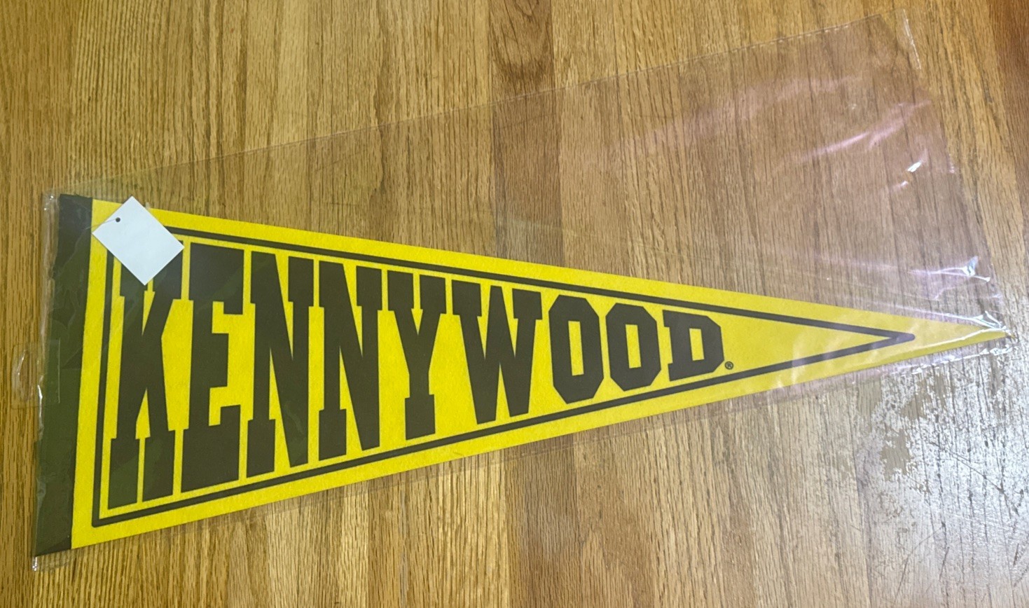 Kennywood Park Pennant Flag Felt  Black/Gold, Full Size 24” x 9” - Brand New