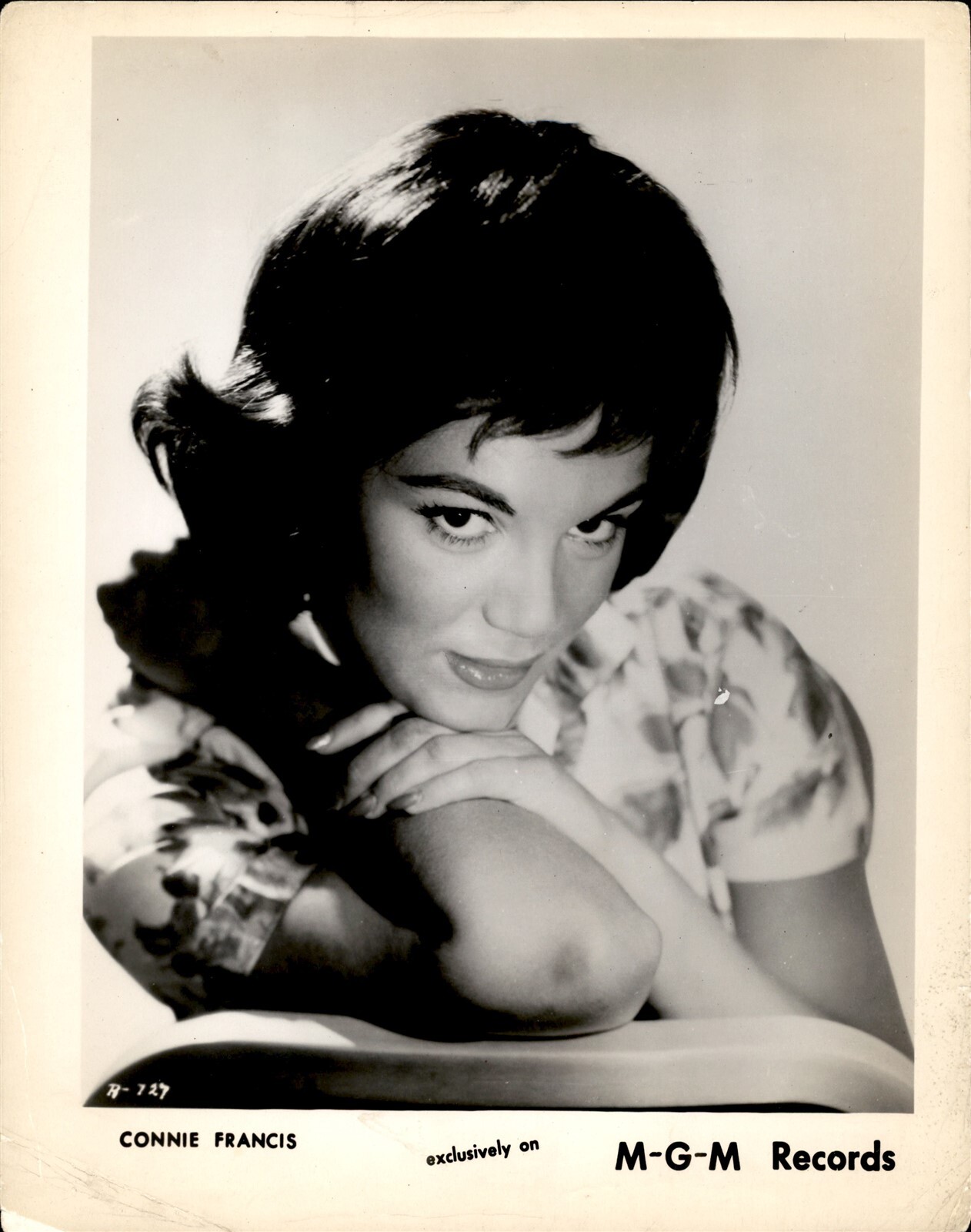 BR46 Rare Original Photo CONNIE FRANCIS Beautiful Stunning Singer Entertainer
