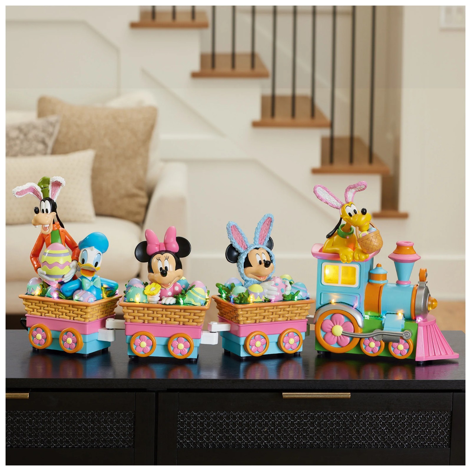 New Disney Plays Joyful Spring Music Easter Holiday Train, 4-PC Set NM-25867AA