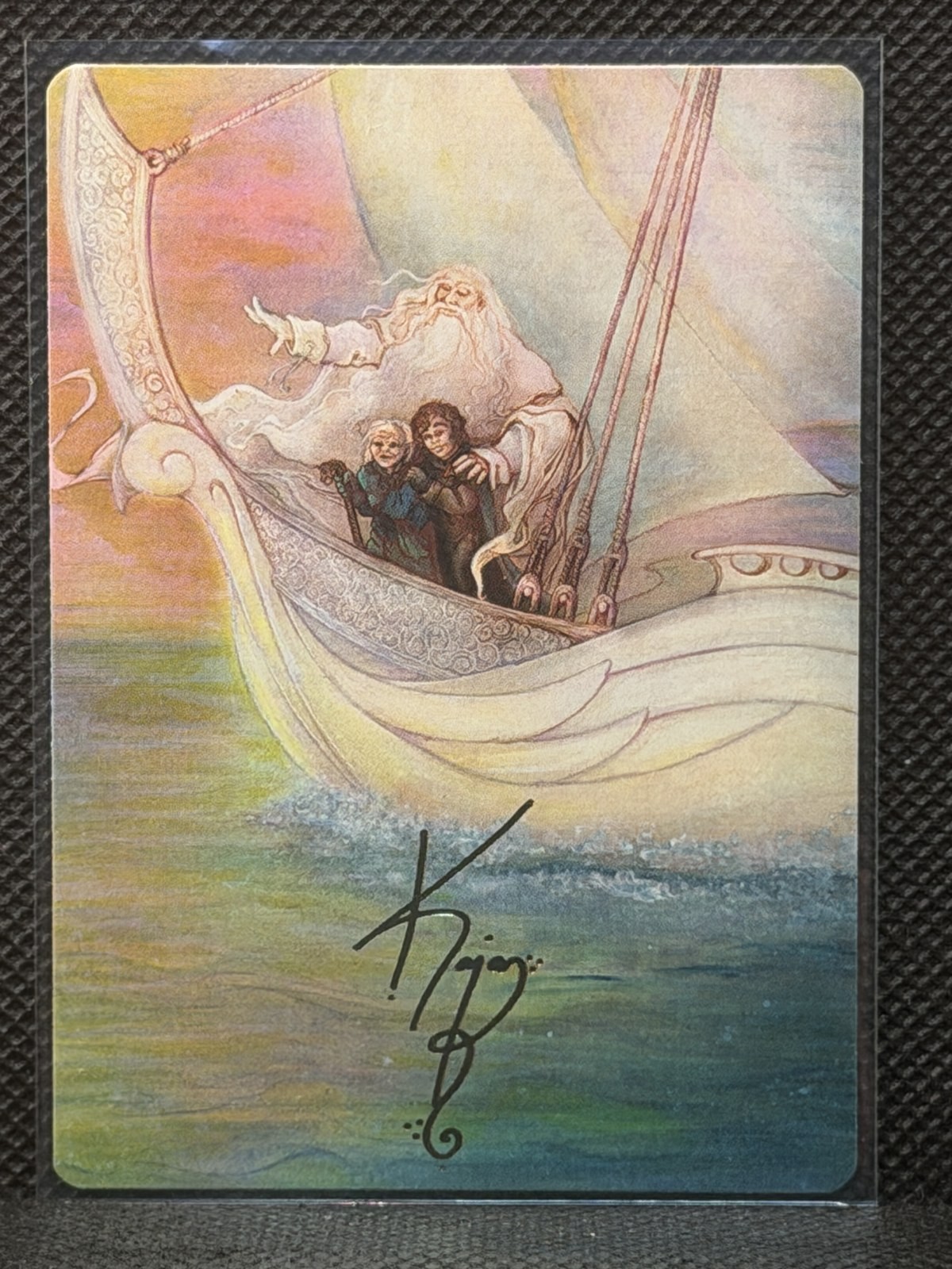 2026 Magic The Hobbit - Art Series Dawn of a New Age #26 Gold Stamped