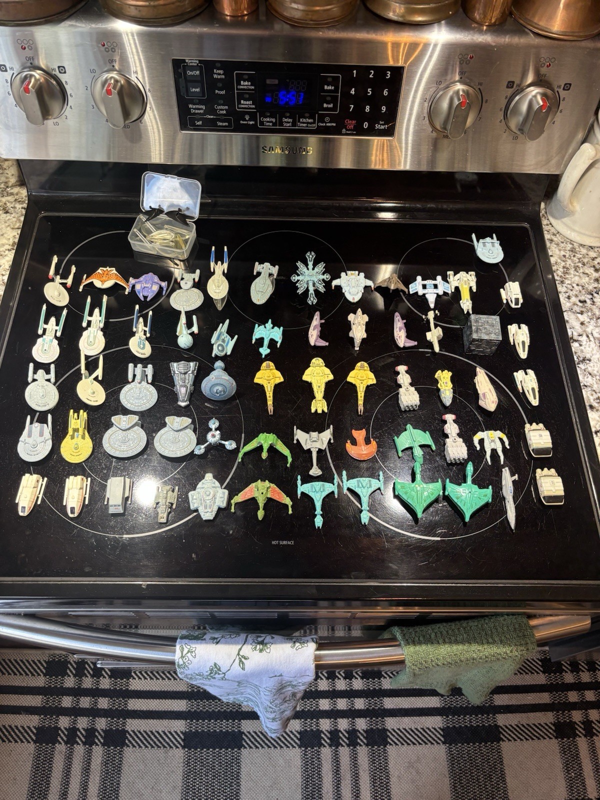 Star Trek Galoob Micro Machines Complete Lot (61 total incl. VHTF ships)