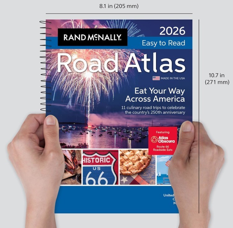 2026 Rand McNally Easy to Read Road Atlas (New)