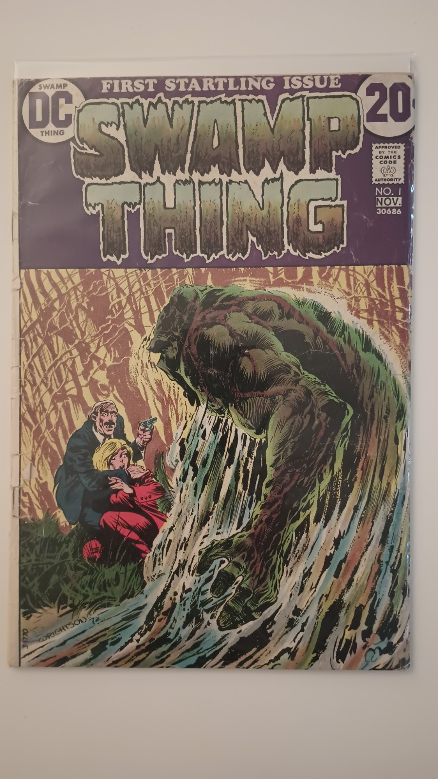Swamp Thing 1 (1972) DC Comic  Origin First Issue  Bernie Wrightson  Reader