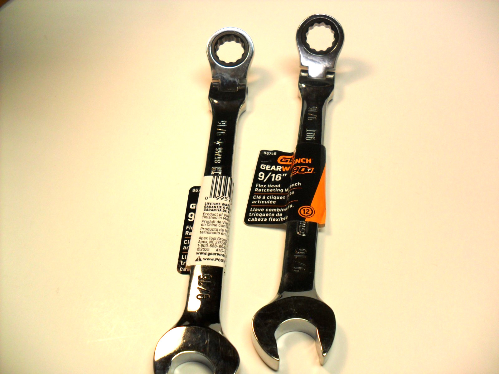 QTY 2-GEARWRENCH  86746 9/16