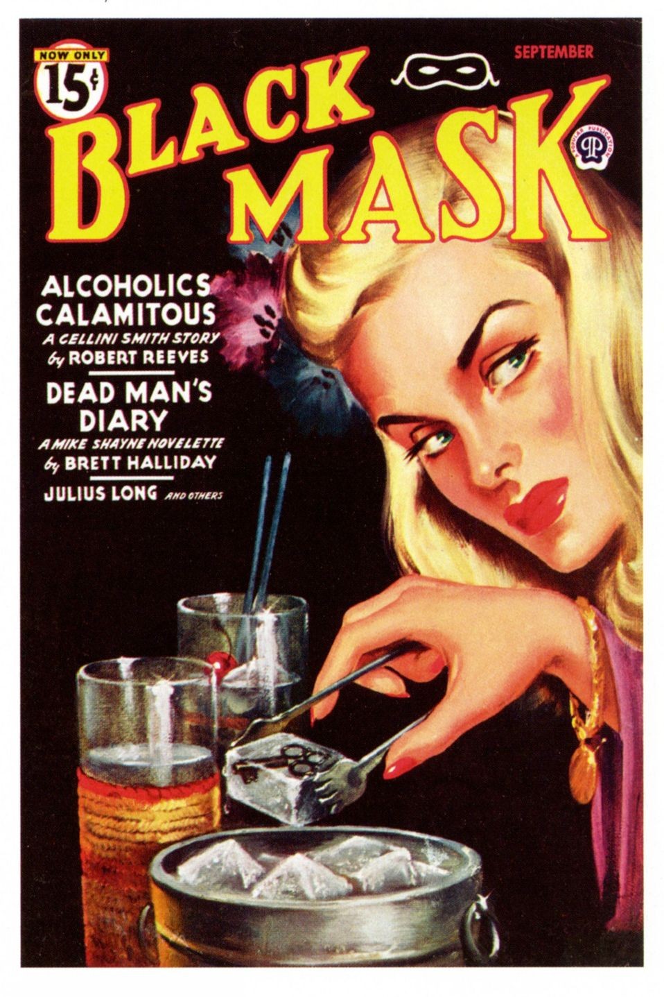 Black Mask Magazine 📚 (1950s) Poster 24x36” - Retro MCM - Hi-Res💎 Print